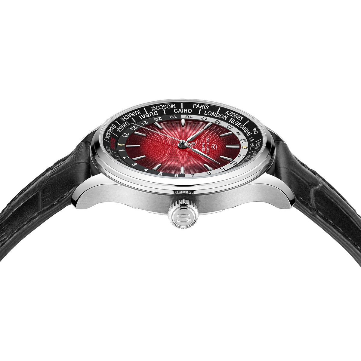 Extraordinary Series World Time Day Night Display GMT Watch 41mm
