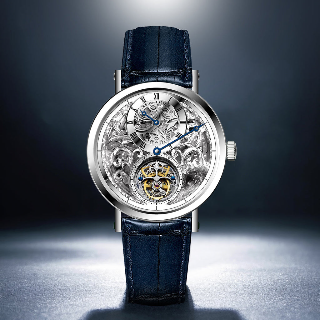 Artisan Heritage Series Skeleton Vine-Patterned Dial Eccentric Axis Tourbillon 39mm