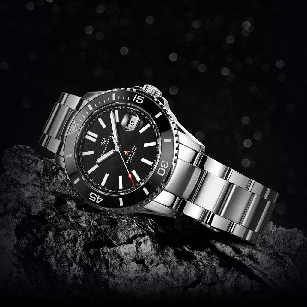 Ocean Series 200m Waterproof Ceramic Bezel Dive Watch 44mm