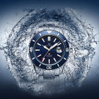 Ocean Series 200m Waterproof Magnified Date Window Dive Watch 44mm