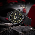 Qin Dynasty "Black Warrior" Chinese Style Dial Watch 43mm