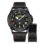 Qin Dynasty "Black Warrior" Chinese Style Dial Watch 43mm