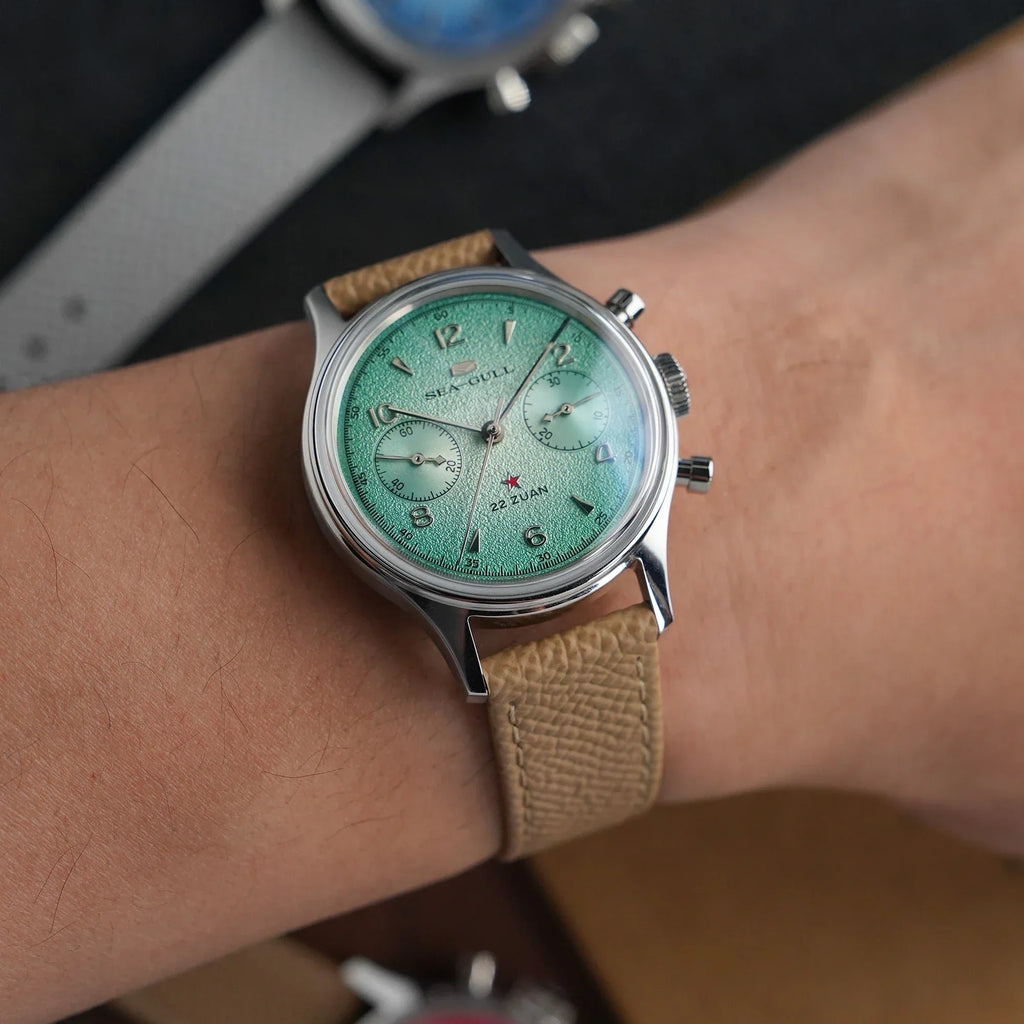 Seagull 1963 Aurora Edition Chronograph Watch 37.3mm