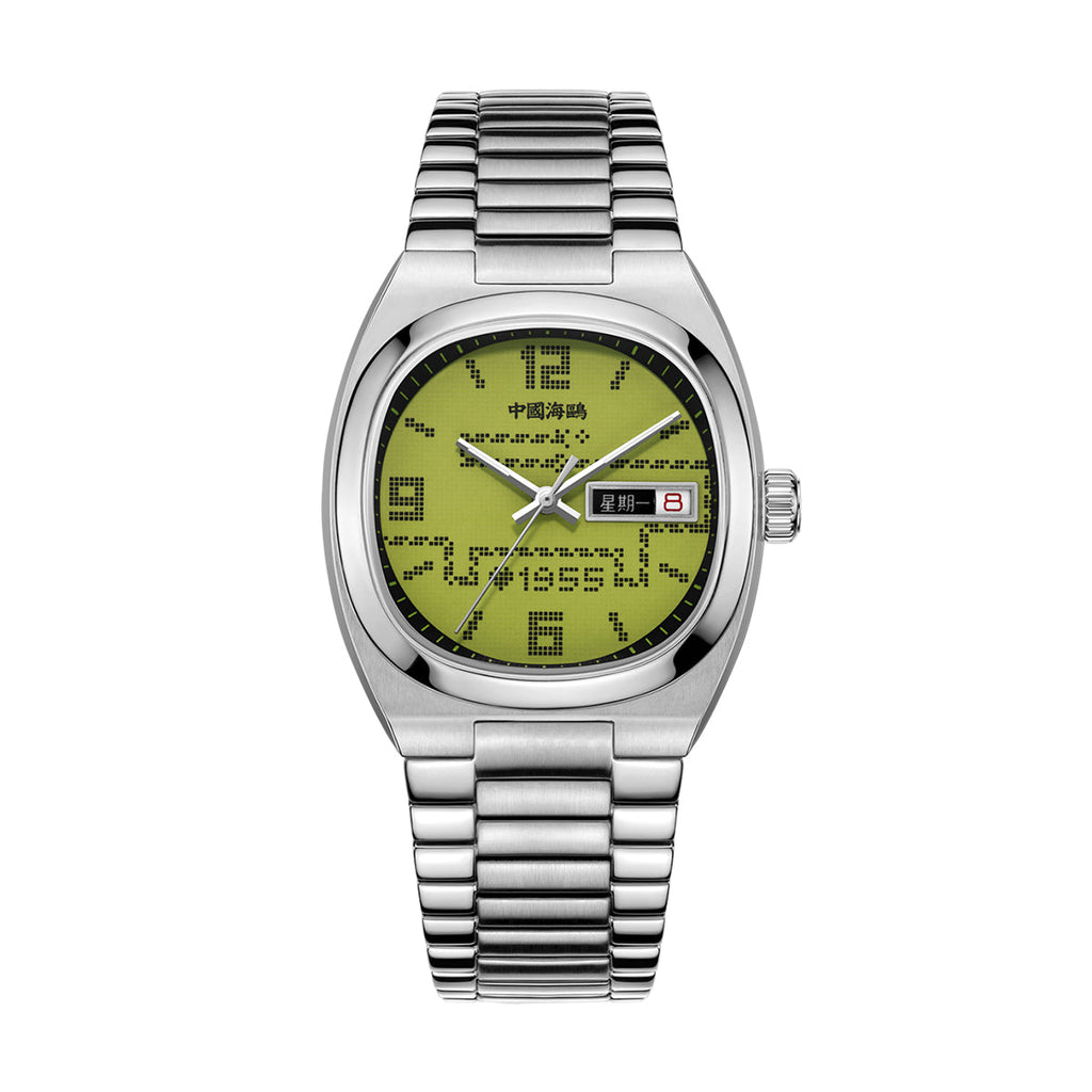 Gluttonous Snake Dial Day-date Calendar 70th Anniversary Edition Tonneau Watch 36mm