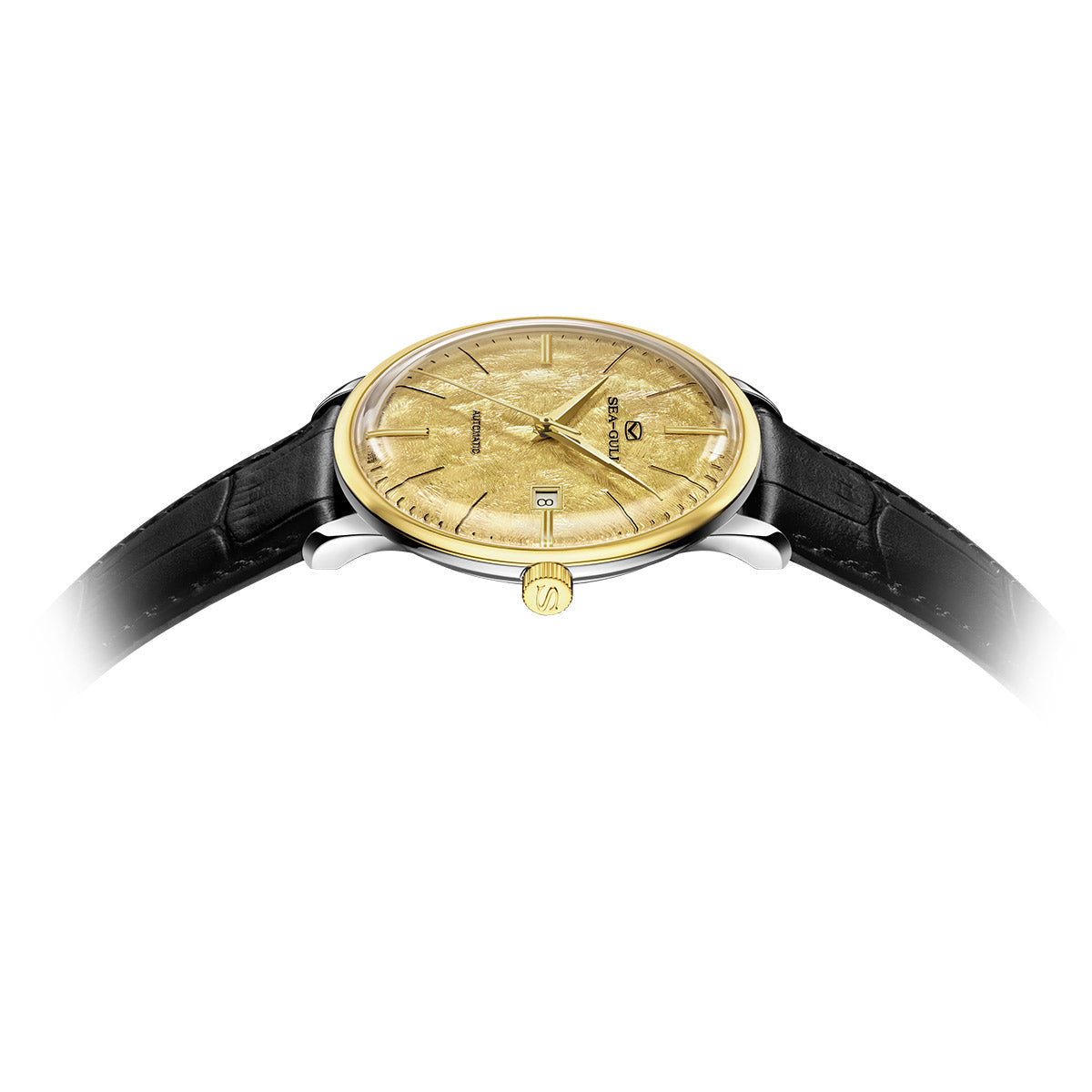 Ultra-thin Couple Watch 18K Gold Business Leisure Calendar 42mm/36mm