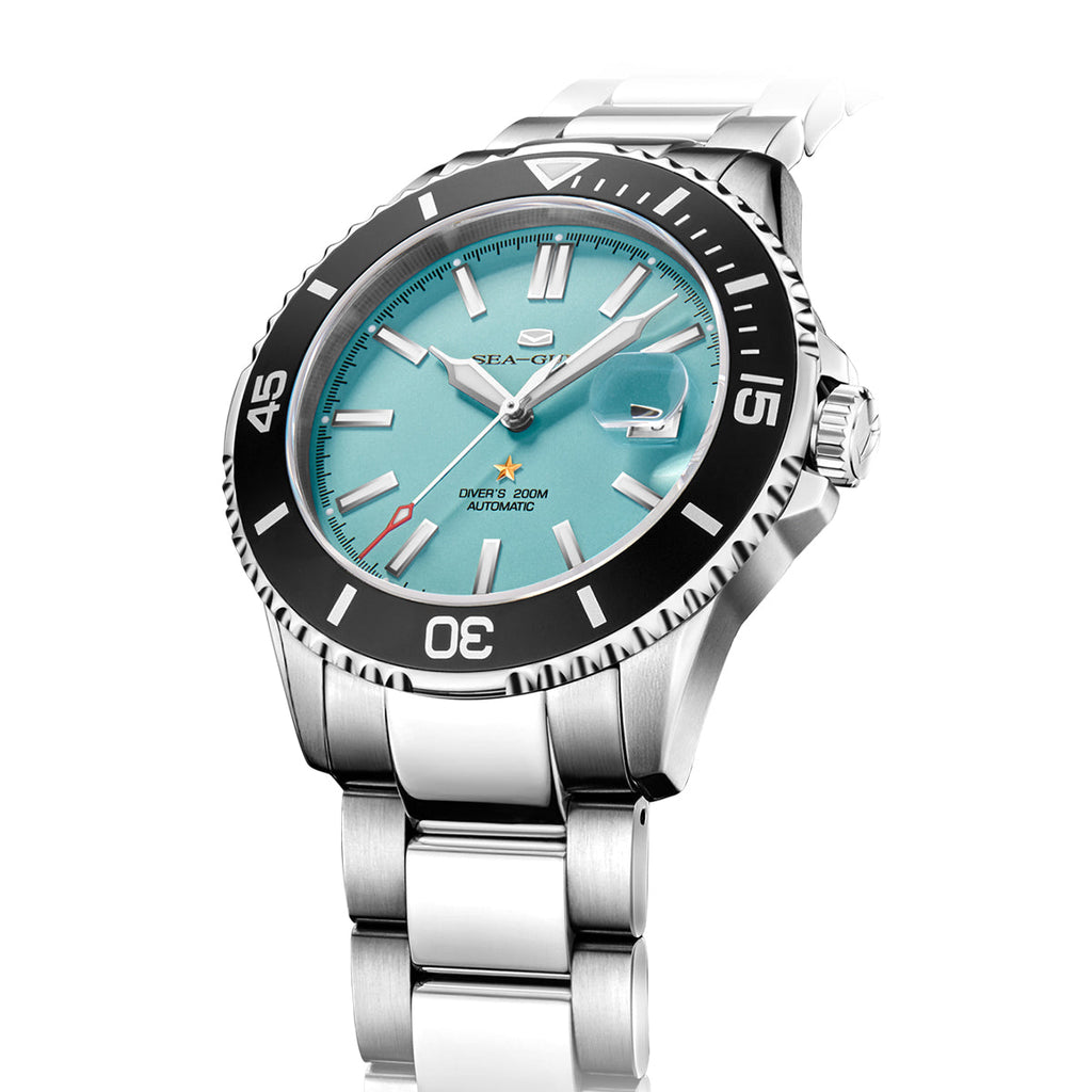 Ocean Series 200m Waterproof Matte Dial Diving Watch 44mm