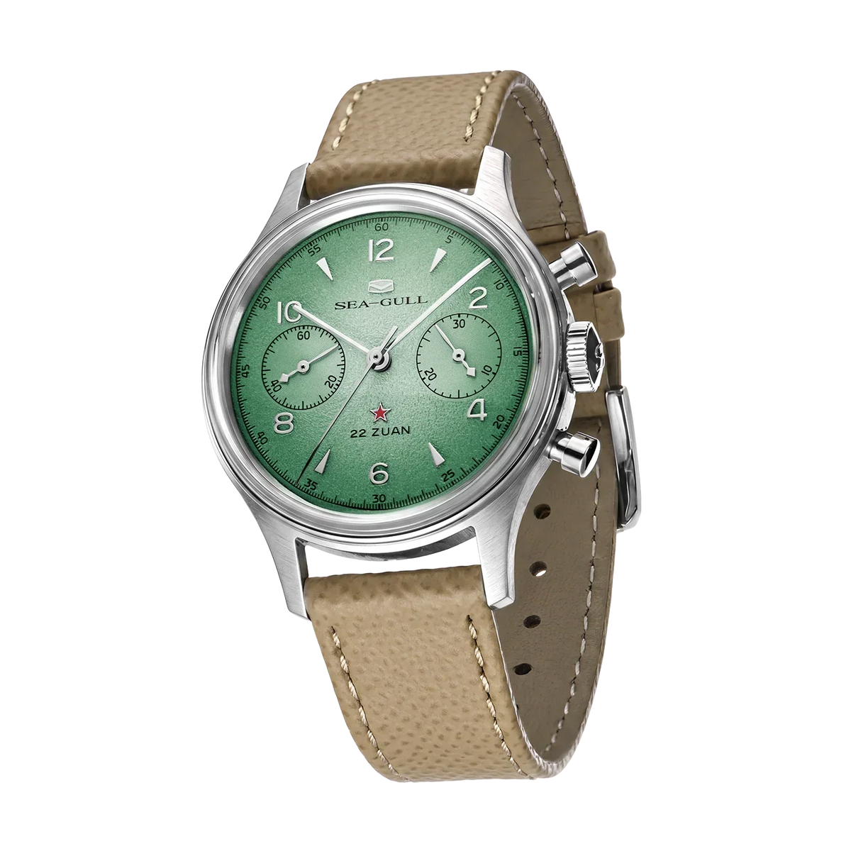 Seagull 1963 Aurora Edition Chronograph Watch 37.3mm