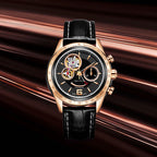 Racing Style Power Reserve Indicator Tachymeter Complication Chronograph 42mm
