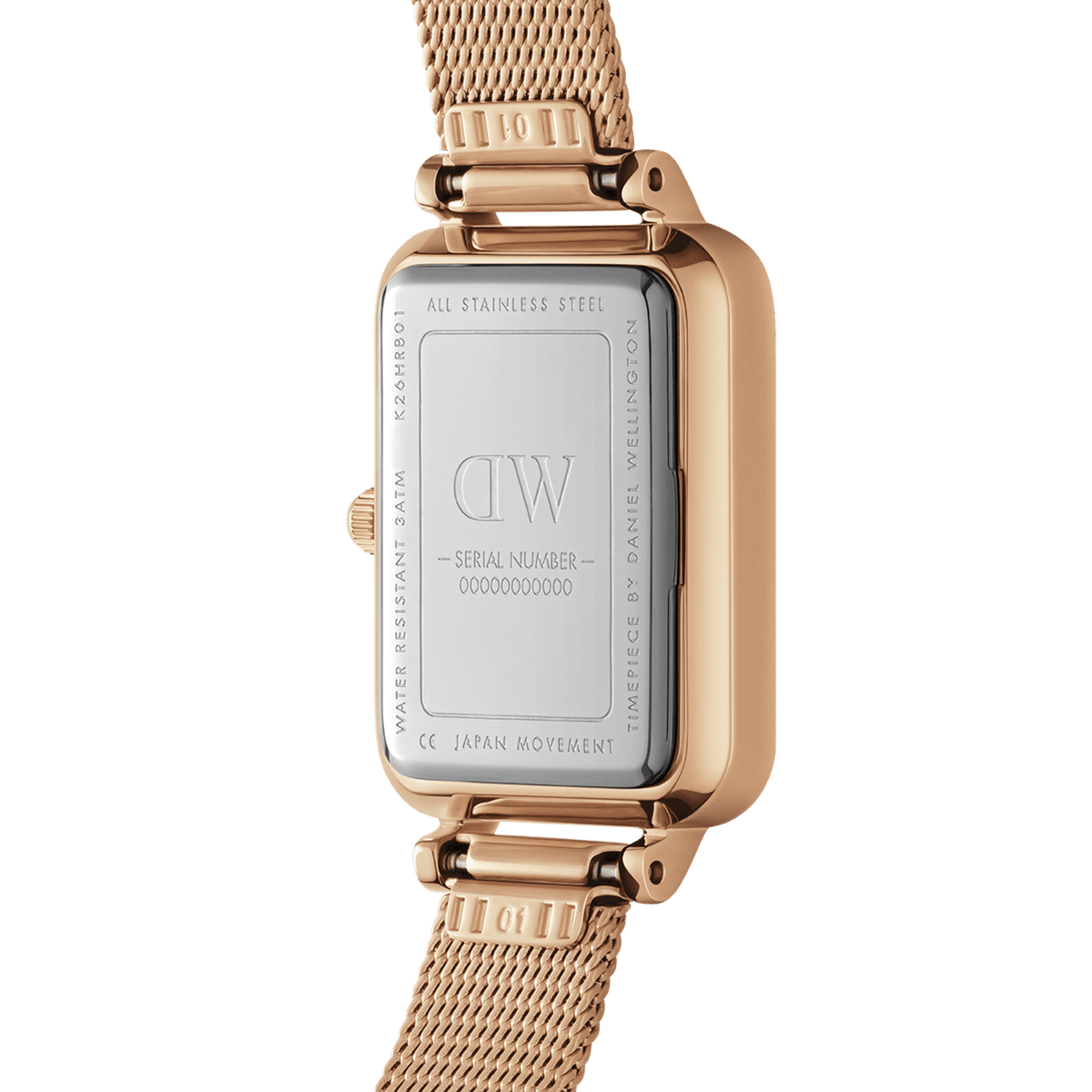 Quadro Pressed Melrose Pink MoP Rose Gold