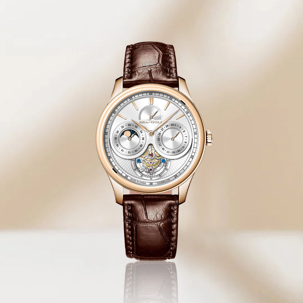 Artisan Heritage Series Multifunction Celestial Calendar Power Reserve Indicator Eccentric Tourbillon 41mm