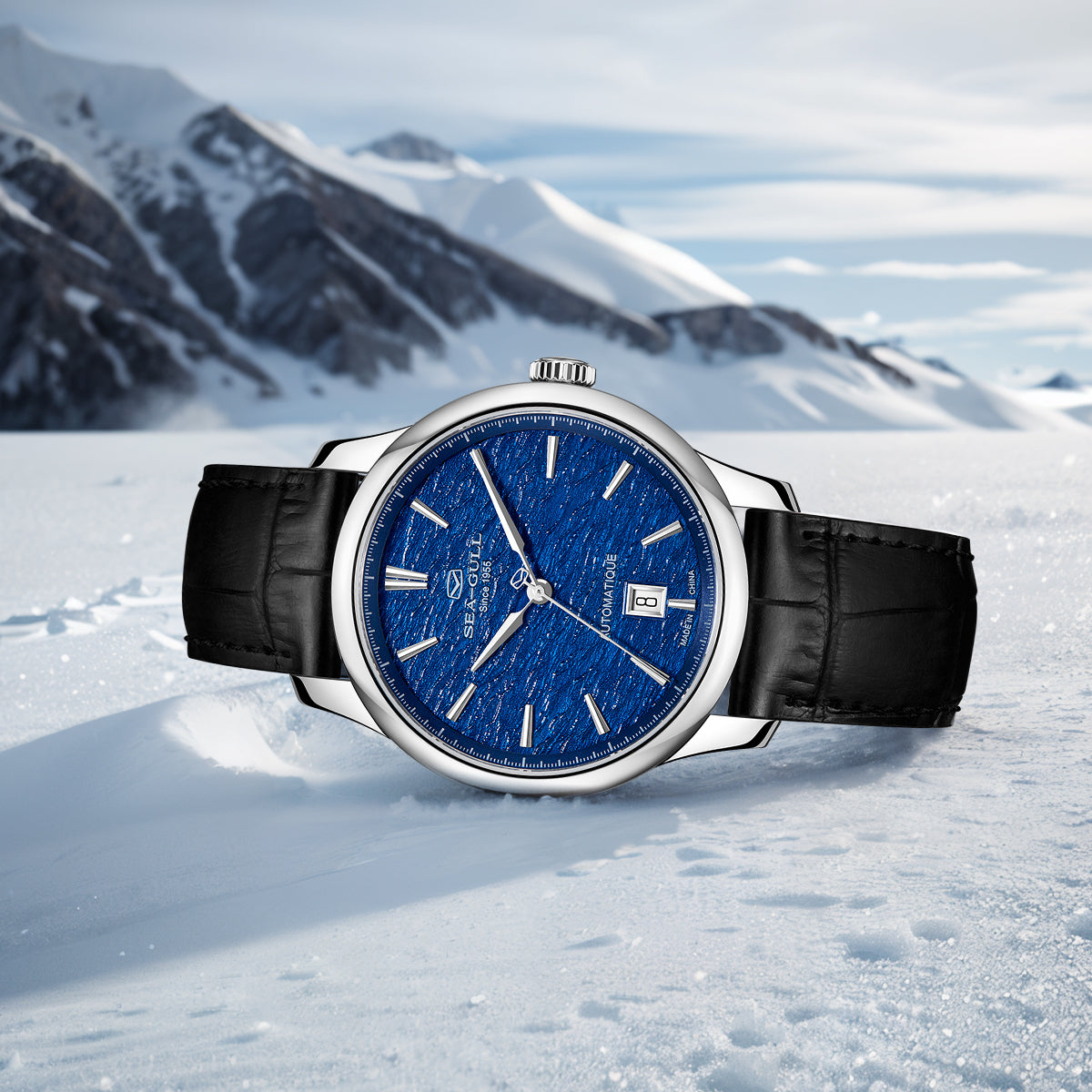 Extraordinary Series Snowflake Dial Ultra-thin Dress Watch 40mm
