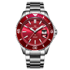 Ocean Series 200m Waterproof Engraved Caseback Diving Watch 44mm