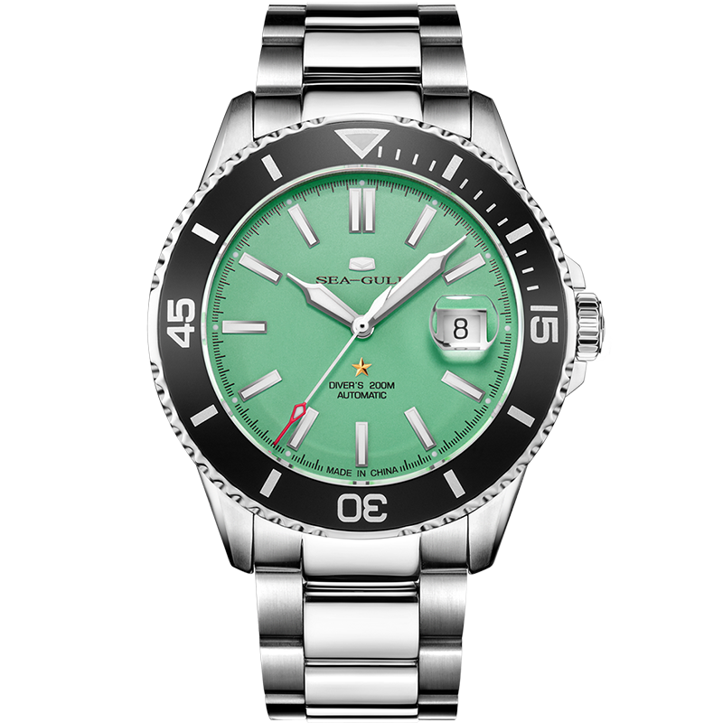 Ocean Series 200m Waterproof Matte Dial Diving Watch 44mm