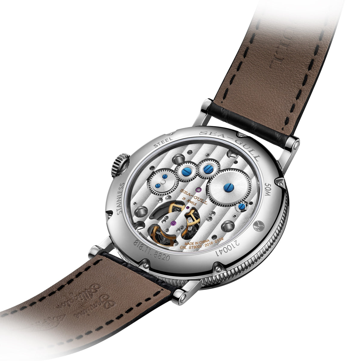 Heritage Series Tourbillon Watch Power Indicator Calendar 41mm
