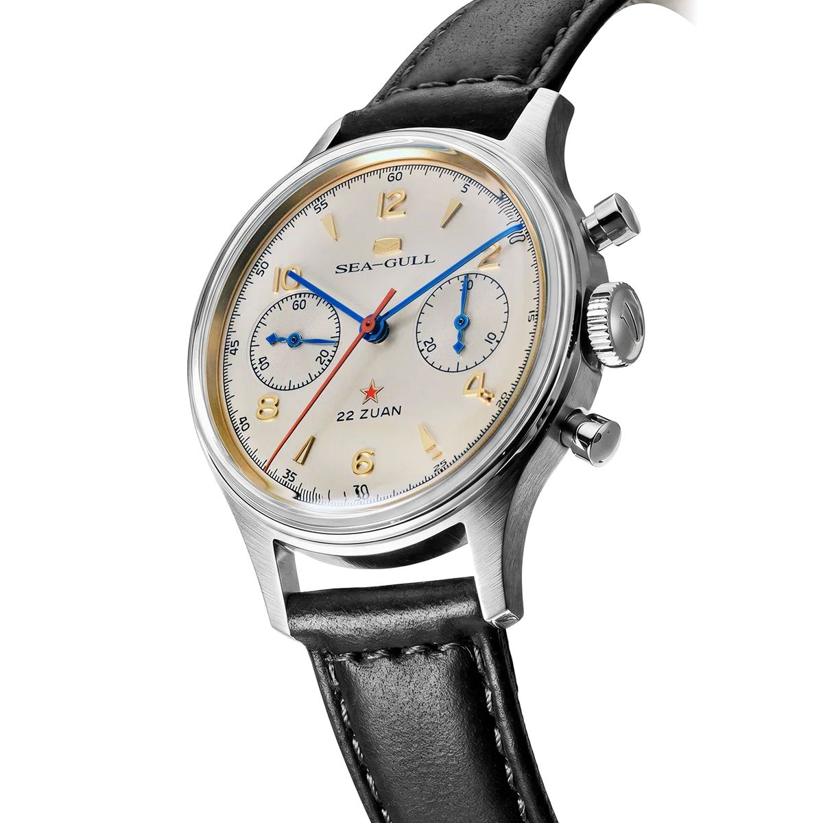 Seagull 1963 Polar Night Edition Vintage Chronograph 37.3mm | Enhanced ST19 Fine Finishing