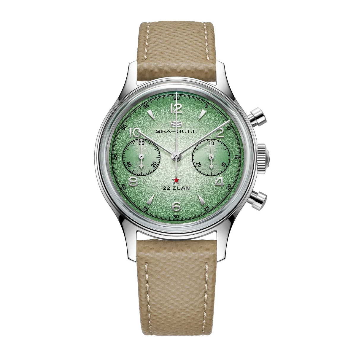 Seagull 1963 Aurora Edition Chronograph Watch 37.3mm