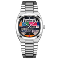 TV Dial Day-date Calendar Tonneau Vintage Watch 36mm