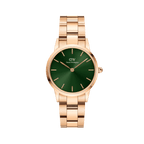 Iconic Link Emerald Green Rose Gold