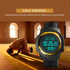 skmei-1729-qibla-calendar-timing-multifunctional-led-digital-display-luminous-electronic-watchgold-and-white