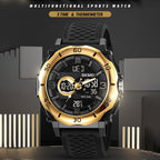 skmei-2098-multifunctional-men-50m-waterproof-thermometer-dual-display-digital-wrist-watchgold-black
