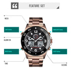 skmei-1538-multi-function-time-large-dial-steel-belt-men-casual-sports-electronic-watchrose-gold-steel-belt
