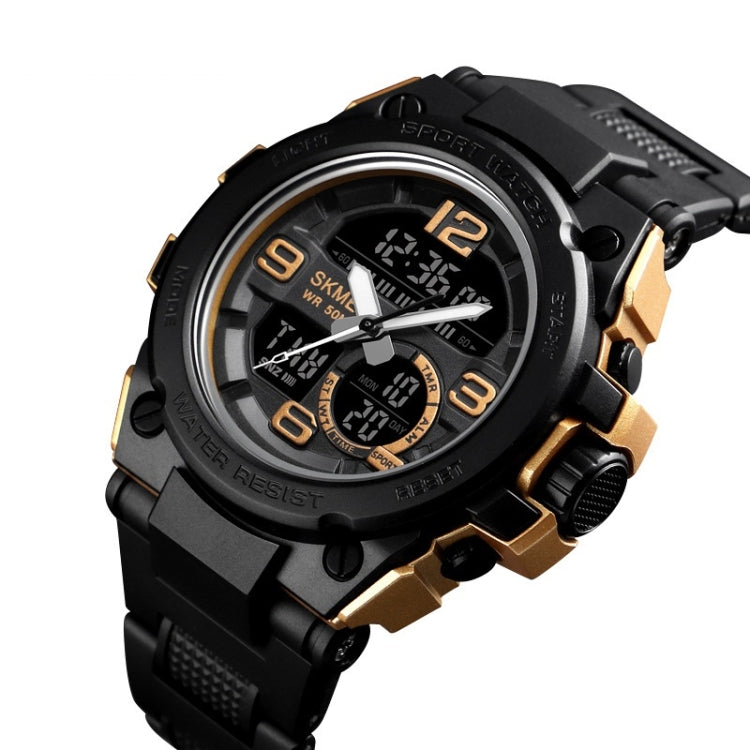 SKMEI 1452 Outdoor Sports Electronic Watch Multifunctional Waterproof Watch(Golden)