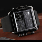 skmei-1391-multifunctional-men-business-digital-watch-30m-waterproof-square-dial-wrist-watch-with-leather-watchbandgold-black