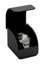 Armani Exchange Cayde AX2714 Men's Chronograph – Black Dial with Silver Mesh Stainless Steel Strap