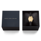 Ophelia Mini Black Lizard Unitone Guilloché Gold
