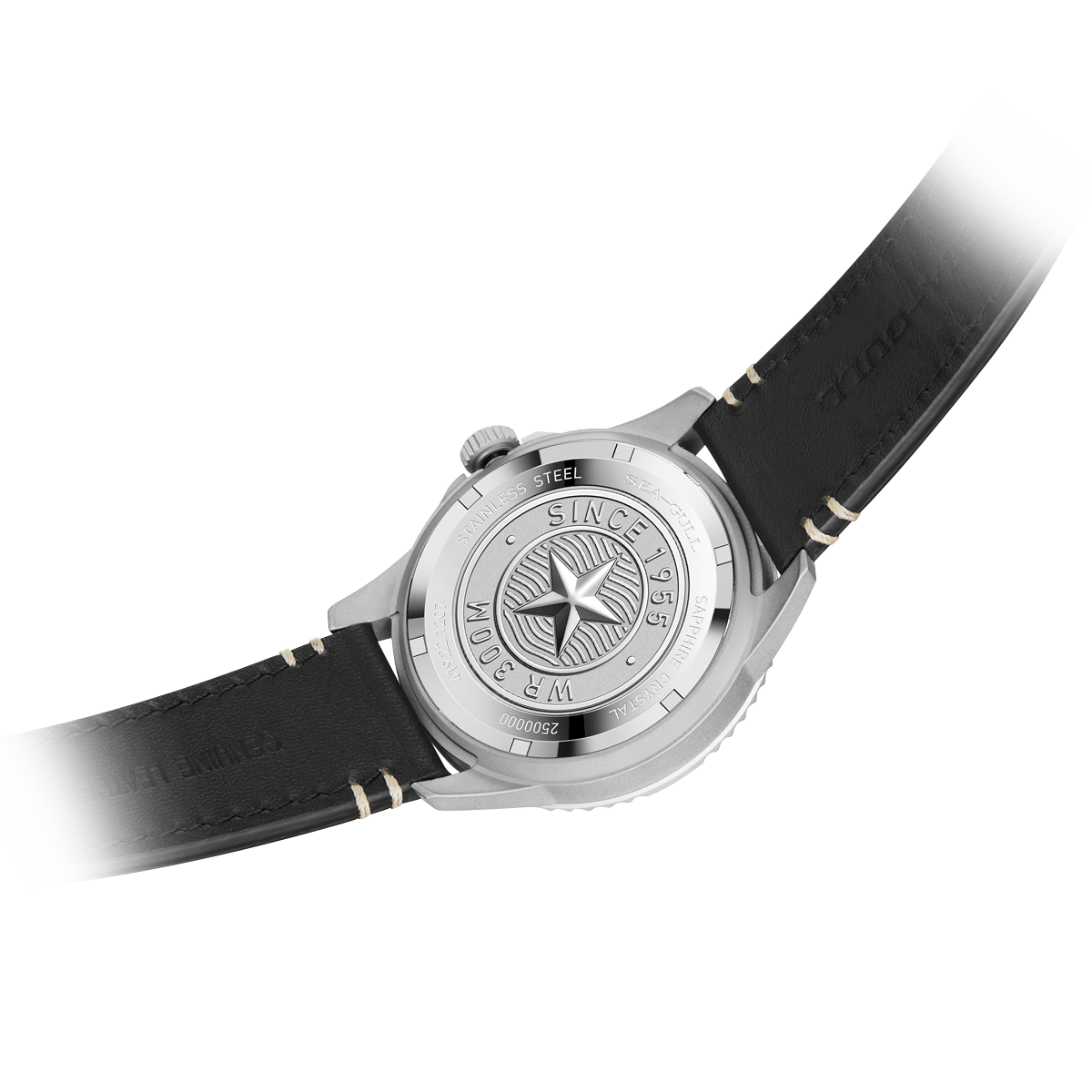 Ocean Series Pro 300m Waterproof Sandblasted Dial 3D Titanium Ceramic Bezel Diving Watch 43.5mm