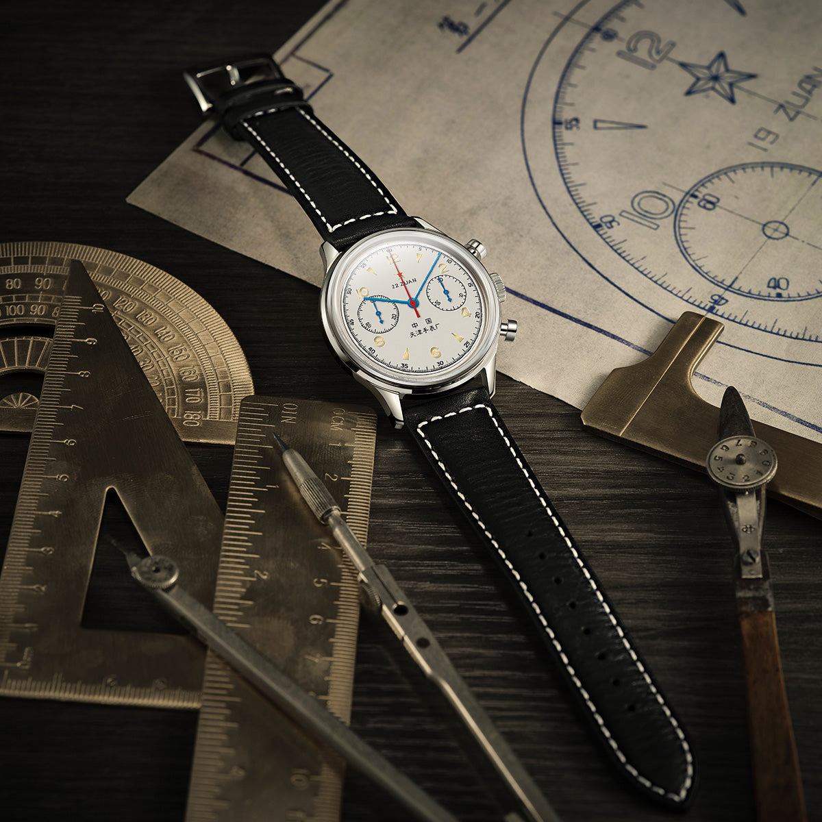 Seagull 1963 Chronograph Watch 70th Anniversary Reissue 37.3mm