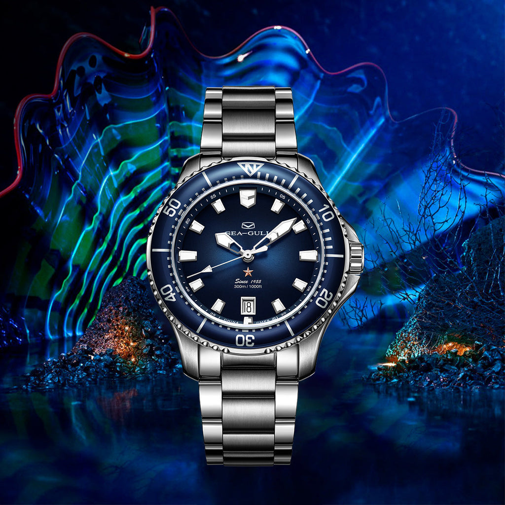 Ocean Series Pro 300m Waterproof Diving Watch 41mm