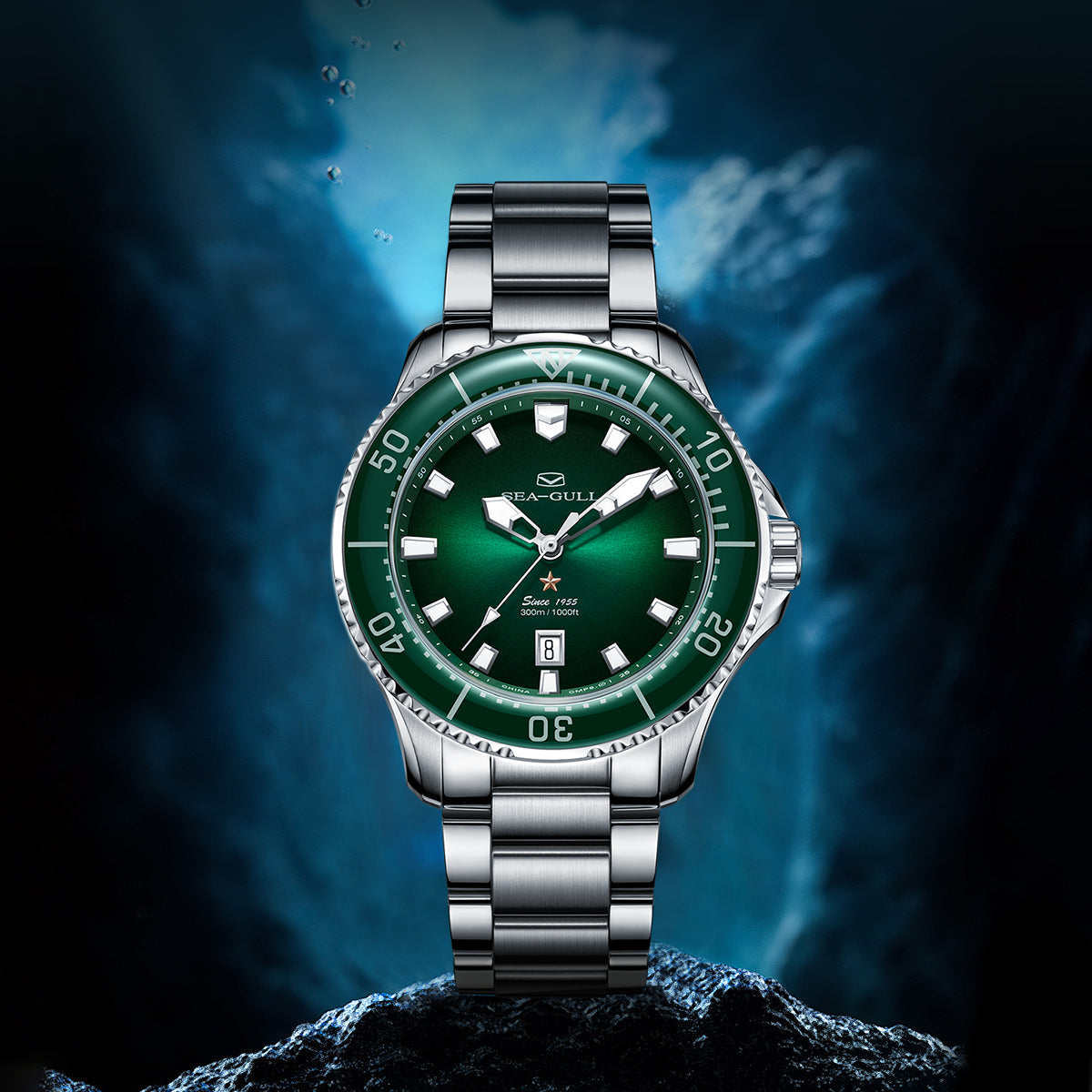 Ocean Series Pro 300m Waterproof Diving Watch 41mm