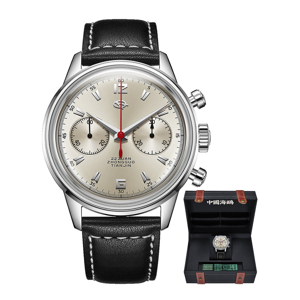 Seagull 1963 Series Original D304 Chronograph Watch Sky Voyage Edition 40mm