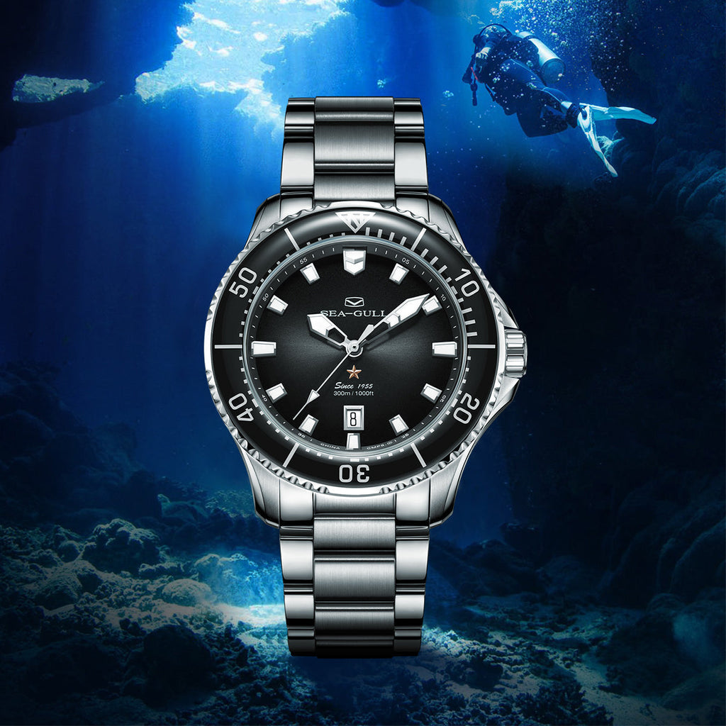 Ocean Series Pro 300m Waterproof Diving Watch 41mm