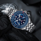 Aviation Series Tachymeter Chronograph Titanium Alloy Watch 43mm