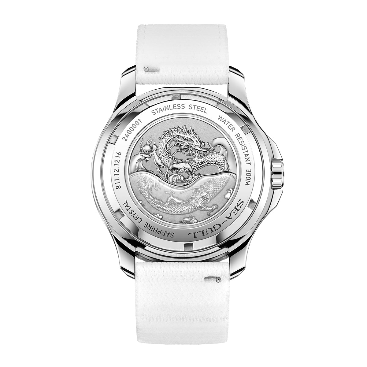 Ocean Series Pro "Dragon Kings of the Four Seas" Dragon-scale Dial 300m Waterproof Diving Watch 44mm