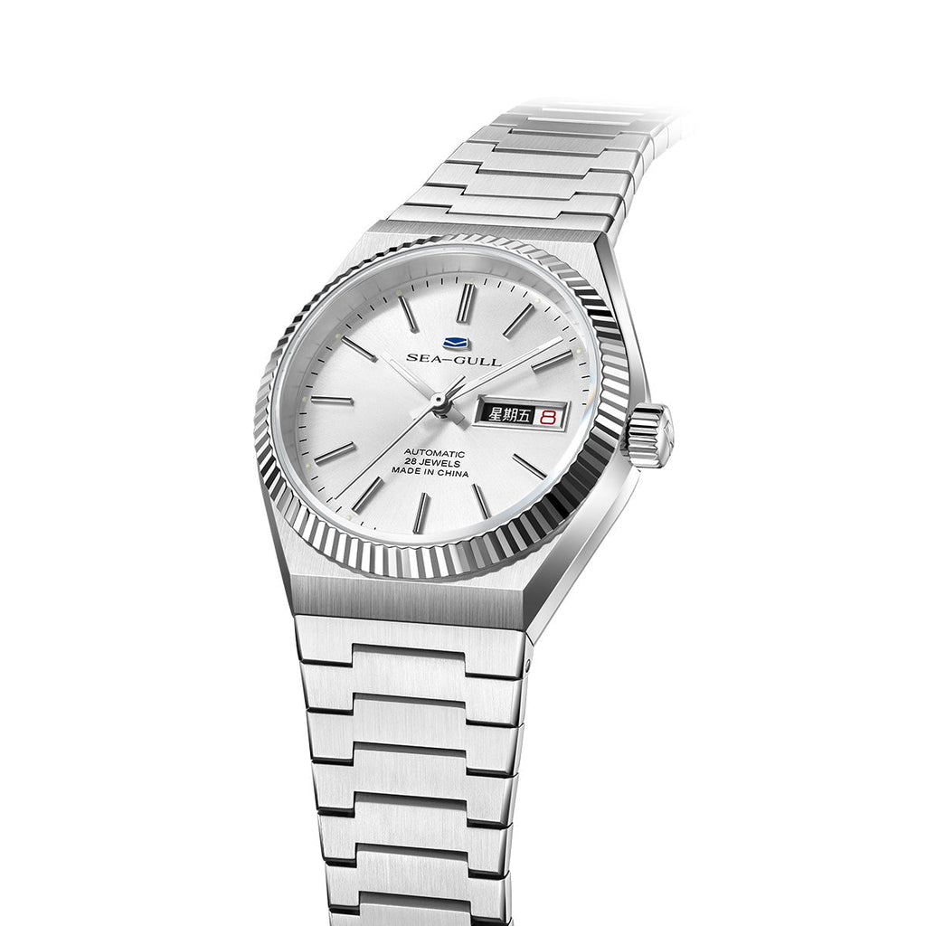Bilingual Day-date Calendar Dress Watch 38mm