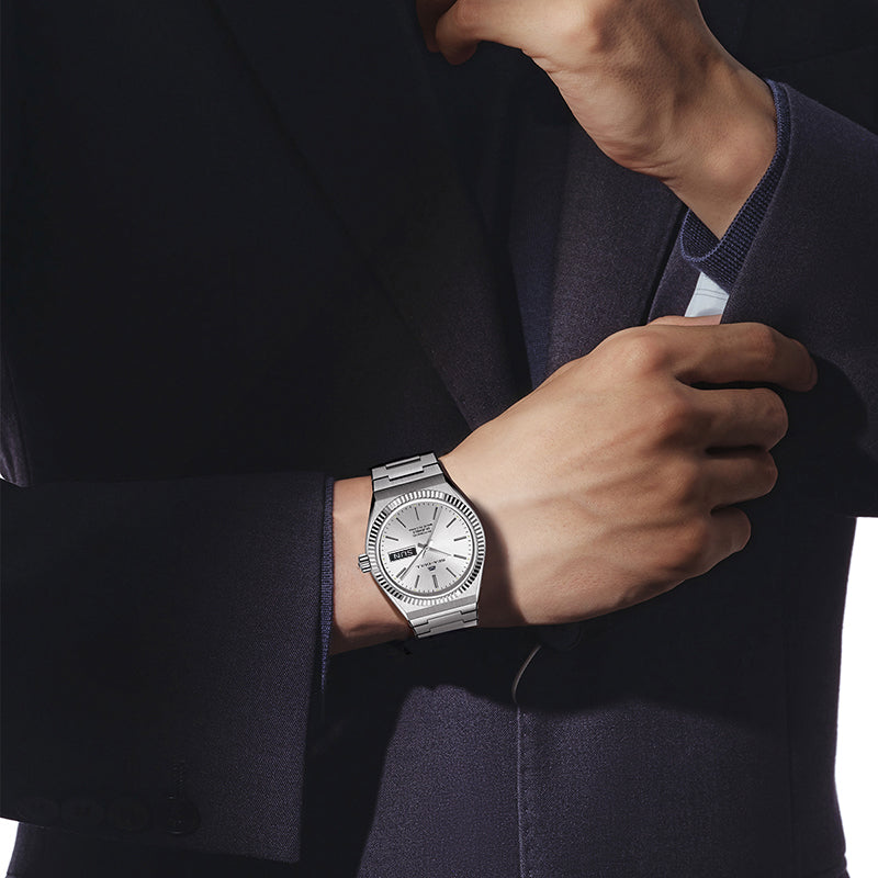 Bilingual Day-date Calendar Dress Watch 38mm